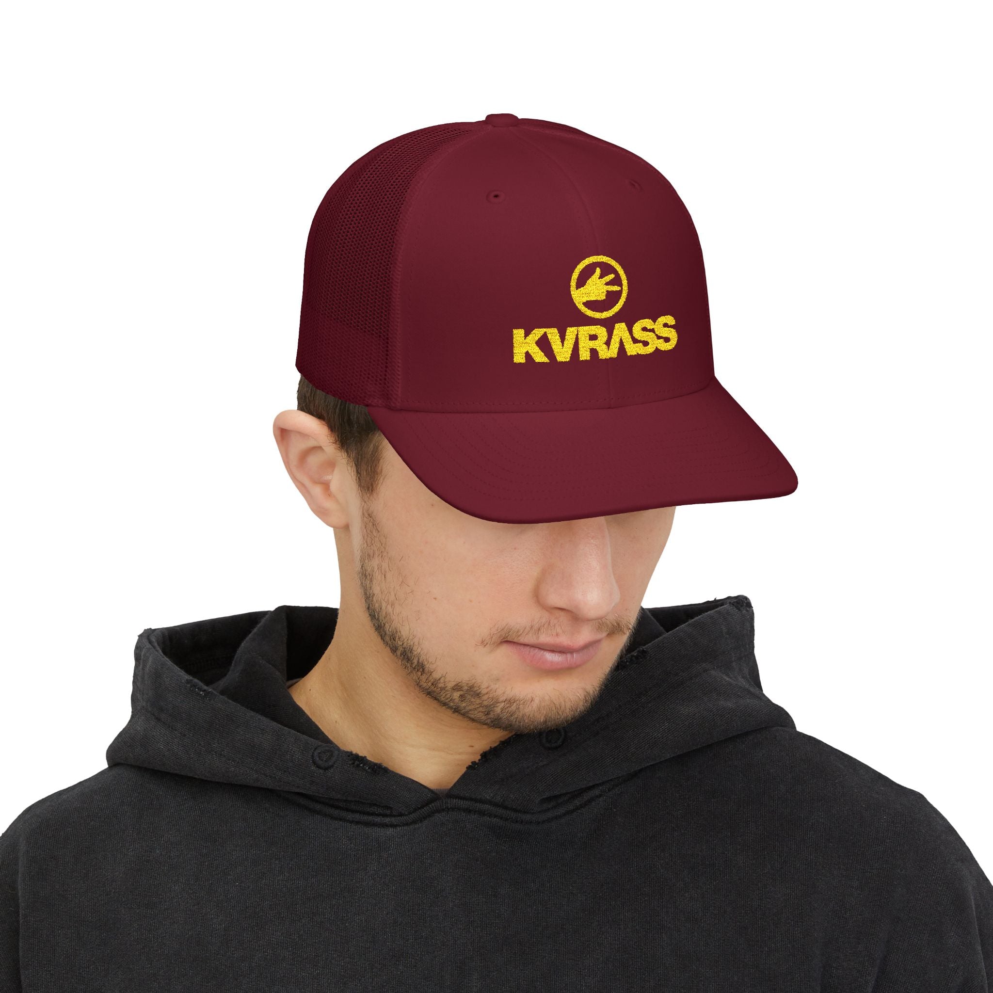 Image of Gorra de camionero con cierre a presión (bordada)
